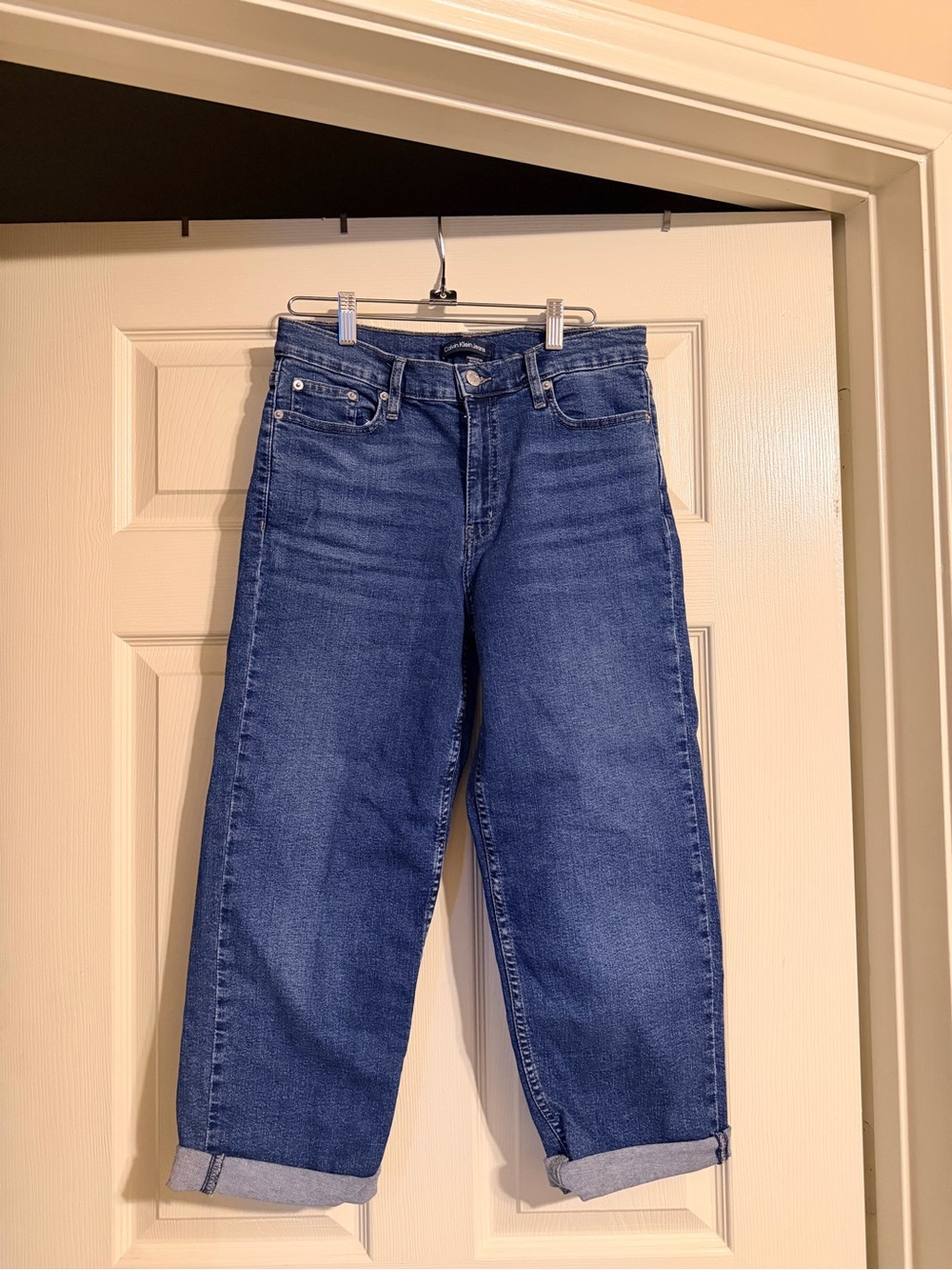 Calvin Klein Jeans Relaxed Boyfriend Jeans in Medium Blue
